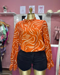 Blusa con mangas largas de estilo formal - HoldMoney