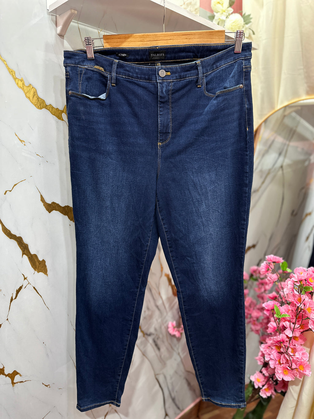 Skinny Jean TALBOTS de tiro alto