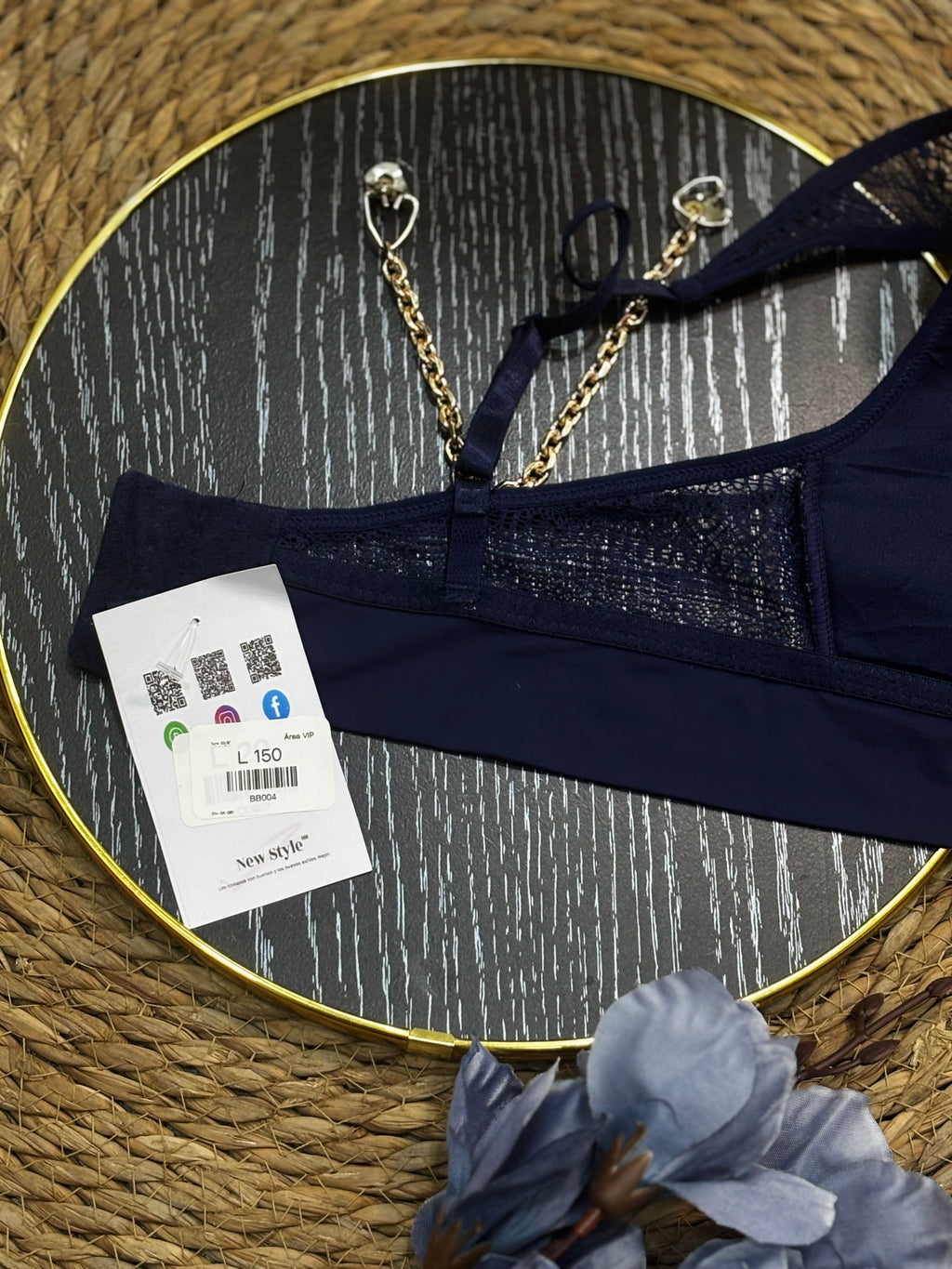Brasier sin esponja ni varilla, color a azul, marca Náutica.