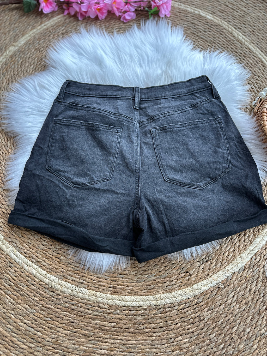 Mom Short con dobladillo