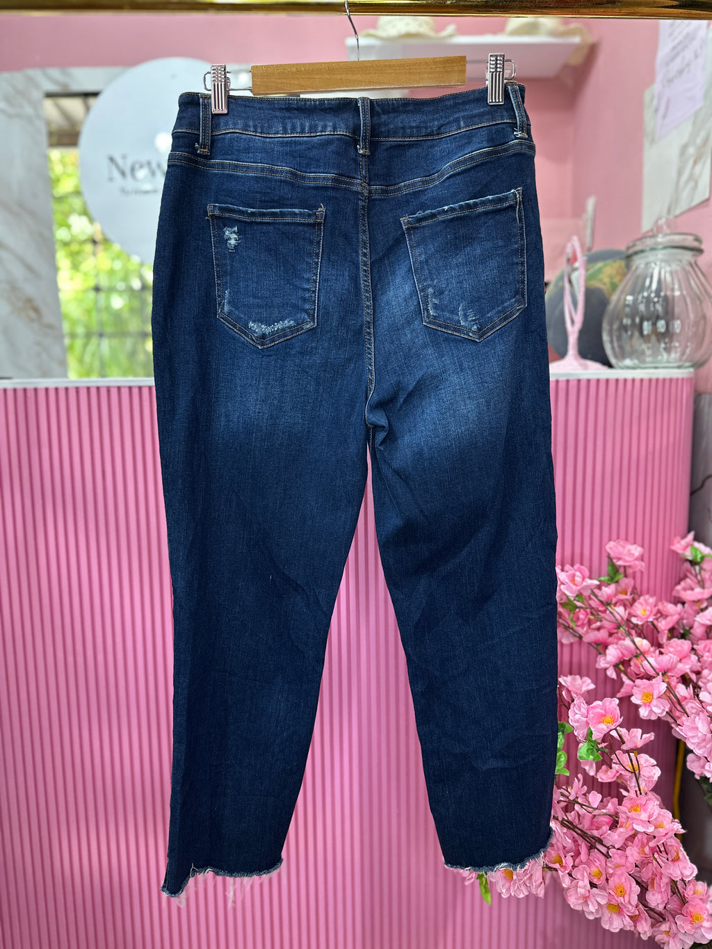 Jeans Corto de Tiro Alto
