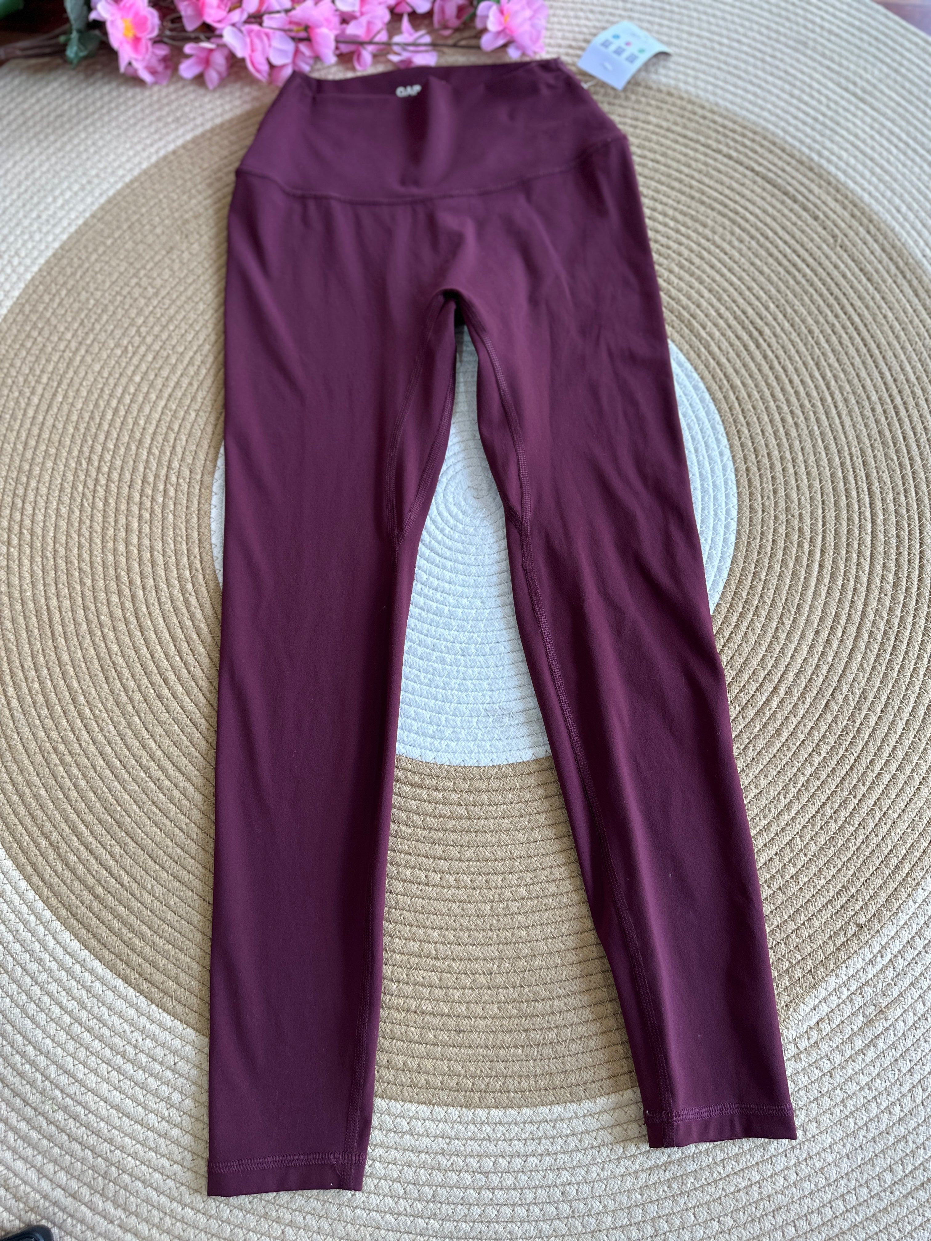 Leggings Deportiva Rojo Vino